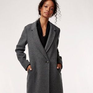 Aritzia Stedman Wool Peacoat